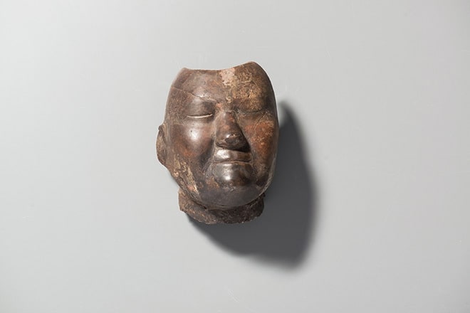 Таштыкская глиняная маска