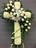 Крест из живых цветов №8