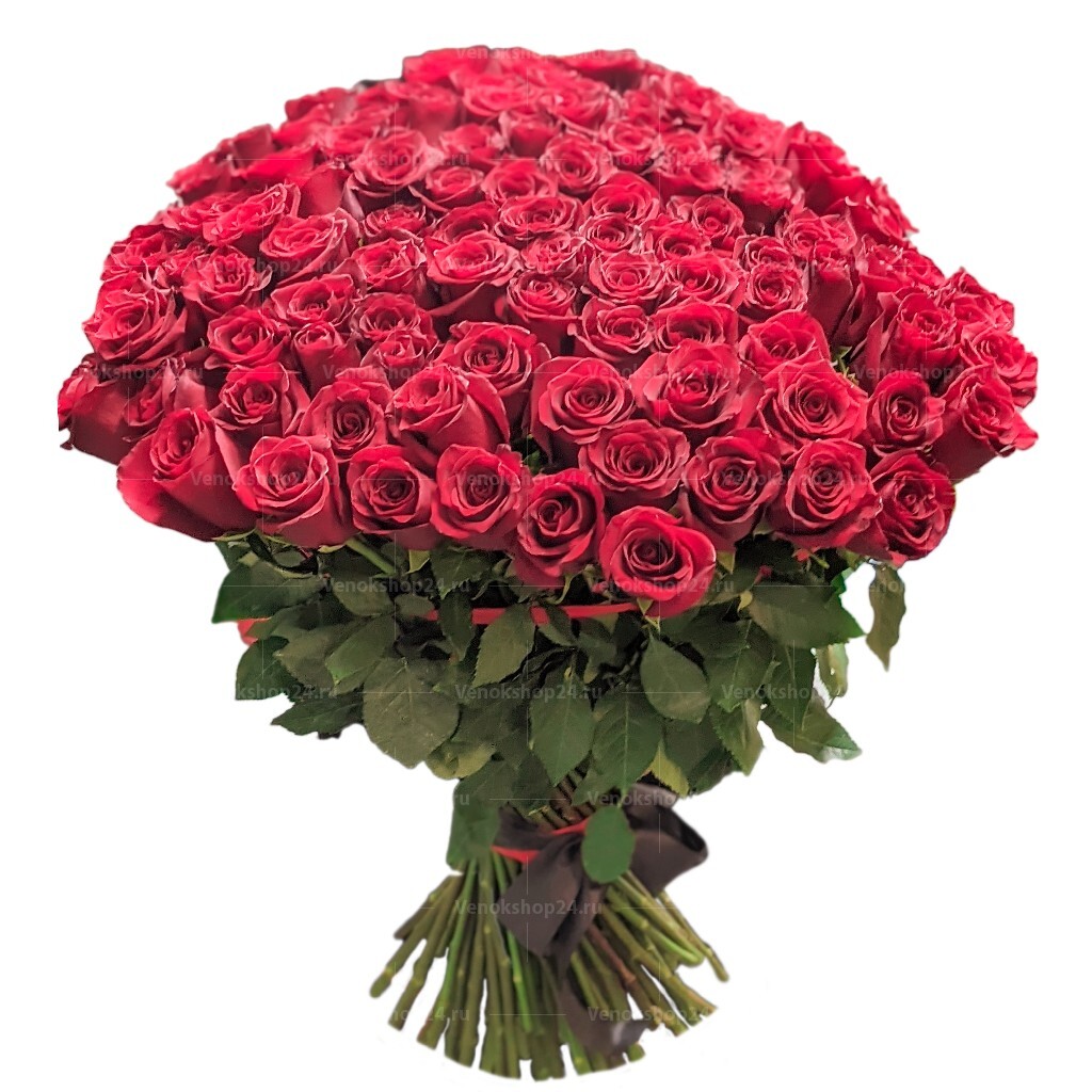 Красивый букет бордовых роз