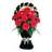 Корзина из искусственных красных роз
