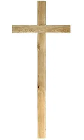 Крест дубовый католический