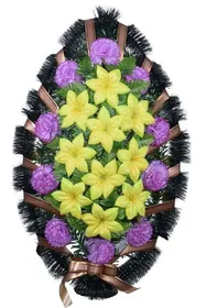 Венок траурный СТАНДАРТ №45