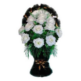 Траурная корзина "Средняя" №1