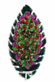 Венок траурный КЛАССИЧЕСКИЙ №57