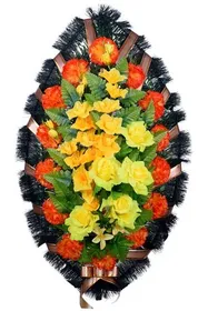 Венок траурный КЛАССИЧЕСКИЙ №64