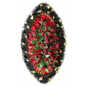 Венок траурный ПРЕМИУМ №4