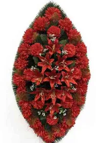 Венок траурный КЛАССИЧЕСКИЙ №34