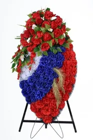 Венок на возложение Триколор-9