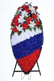 Венок на могилу Триколор-15